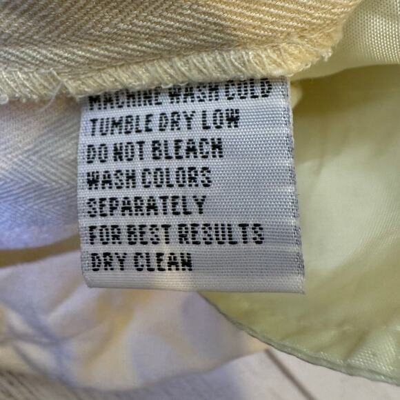 VTG Tommy Bahama size 6 100% silk shorts yellow pleated old money luxury resort - Picture 4 of 5